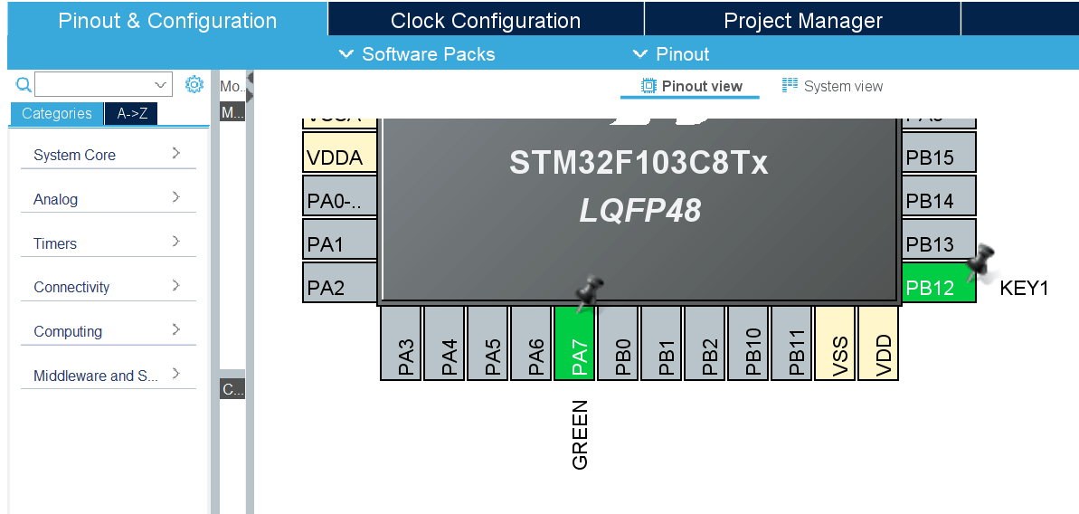 gpio config